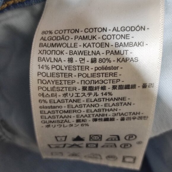 Levi's 311 jeans women's size 27 denim blue colour shaping skinny crop - Picture 8 of 14